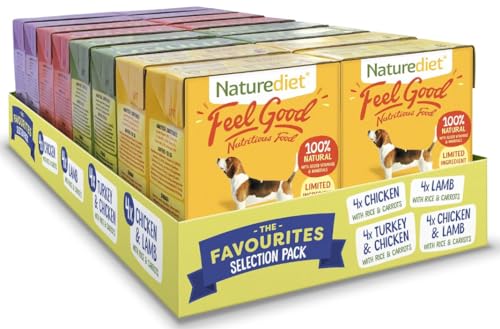 NATUREDIET Feel Good Selection Pack Complete Wet Food, 390g (Pack of 16) Packaging may vary