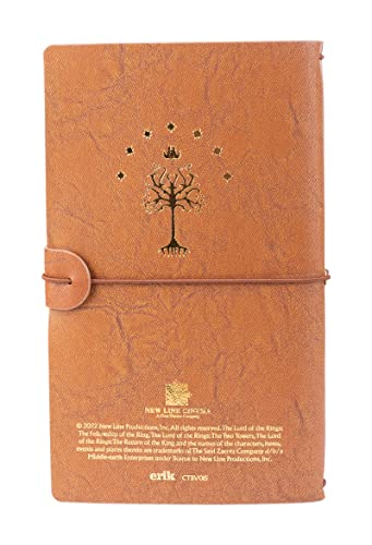 Grupo Erik The Lord Of The Rings One Ring Travel Journal   PU Leather Journal Notebook   Diary Journal   LOTR Notebook   Lord Of The Rings Gifts   Lord Of The Rings Merchandise