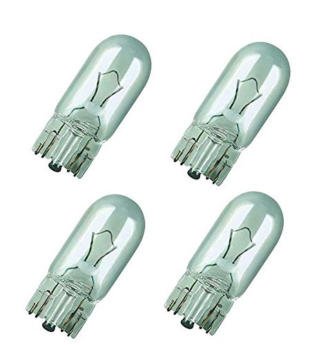 10 X 501 Capless Sidelight Car Bulb Bulbs Interior Number Plate Side Light 12V 5W