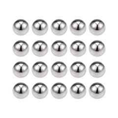 sourcing map 3/16-inch Bearing Balls 440C Stainless Steel G25 Precision Balls 100pcs