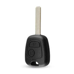 Key Matrix 2 Button Car Key Fob Cover Replacement For Toyota Aygo with blank Blade Remote Key Case Shell