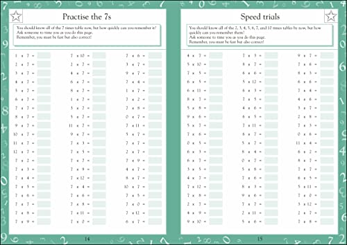 Maths Made Easy: Times Tables, Ages 7-11 (Key Stage 2): Supports the National Curriculum, Maths Exercise Book (Made Easy Workbooks)