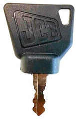 Master Plant Keys fits JCB 701/45501 with OEM Logo Genuine Equipment Ignition Key Black