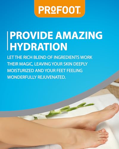 Profoot Moisturising Foot Socks - Deep Treatment for Feet - Ideal for Dry Skin - Soothes, Softens & Deeply Hydrates Cracked Heels and Skin - Intensive Repair for Dry Skin with Vitamin E & Tea Tree