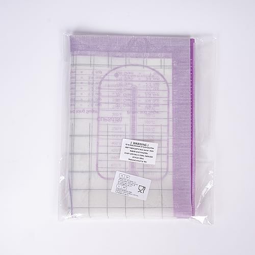 Extra Large Silicone Baking Mats Sheet, Non Stick Pastry Rolling Mat with Measurement 71×51cm, Non-Slip Silicon Dough kneading Mat, Counter Table Mat, Placemat, Fondant Icing/Cake/Pizza Mats (Purple)