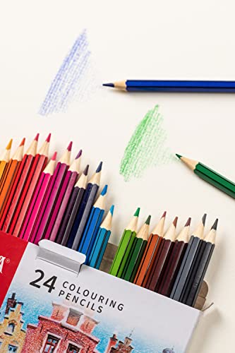 24 Colouring Pencils For Adults (Multicolor, 24)