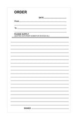 Silvine Duplicate Order Book - Numbered 1-100 with index sheet (210 x 127mm)