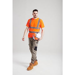 Portwest RT23 High Visibility Rail T-Shirt Orange, Medium