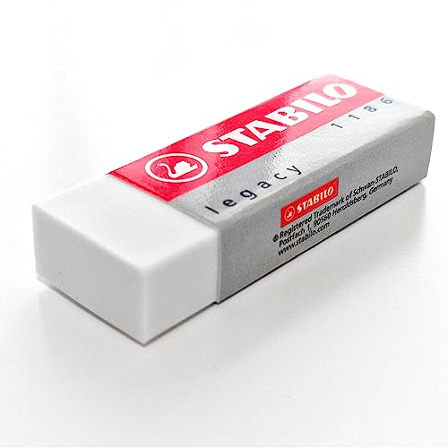 Eraser - STABILO Legacy 1186 - Pack of 1 - White