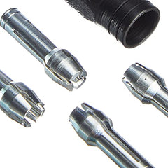 Dremel 4485 Collets Kit, Accessory Set with 4 Collets and 1 Collet Nut for Rotary Tools, Silber