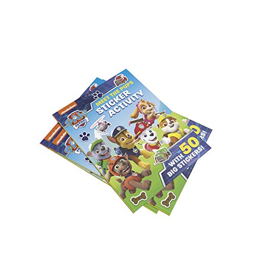 Paw Patrol: Meet the Pups Sticker Activity: With over 50 BIG stickers! A fun illustrated sticker book for children aged 3, 4, 5 based on the Nickelodeon TV Series