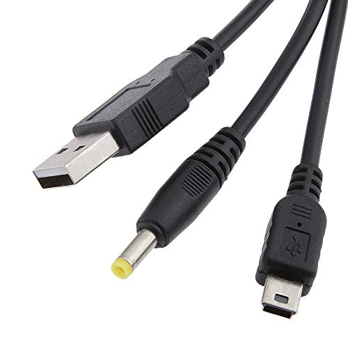 2-in-1 USB Data Charger Cable Lead for Sony PSP 1000/2000 / 3000