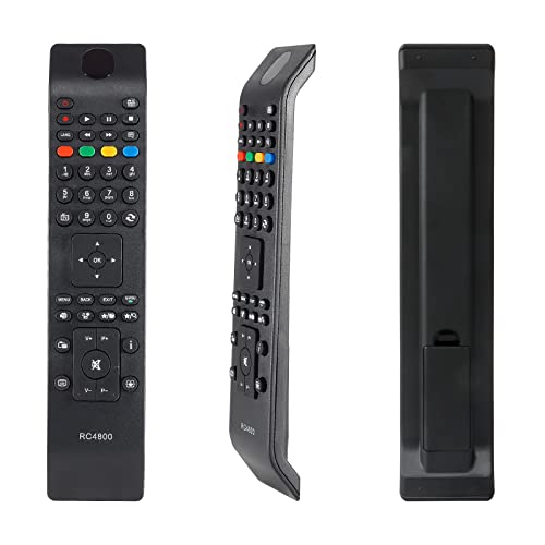 Universal Remote Replacement for JVC TV Remote Control RC4800, Also Replaced for Polaroid/Bush/Hitachi/TECHWOOD/Digihome/JMB/Telefunken Smart TVs, No Setup Required