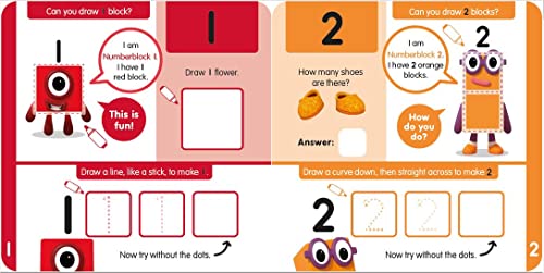 Numberblocks 1-10: A Wipe-Clean Book and Pen - Learn to Write Numbers for Preschool Ages 3-6