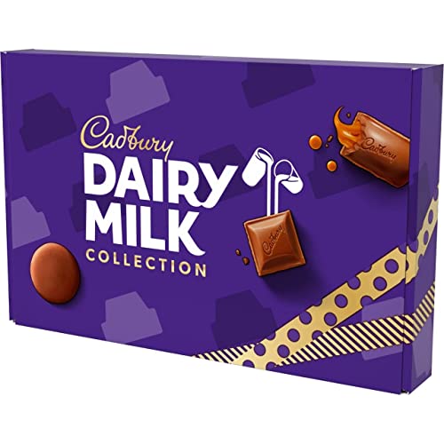 Cadbury Dairy Milk Big Night In Chocolate Hamper, Gift Box of 10 Assorted Bars and Bags, 1.04 Kg Bulk Box, Selection