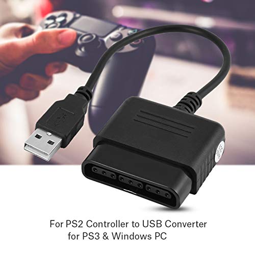 PS2 to USB, USB Adapter Converter Ps1 Adapter For PS3 & Windows PC For Sony Playstation 2 PS2 Controller