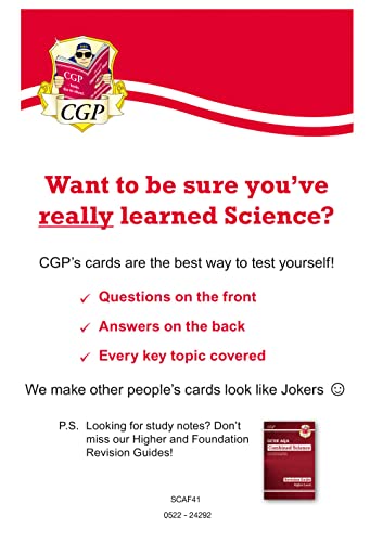 GCSE Combined Science AQA Revision Question Cards: All-in-one Biology, Chemistry & Physics: for the 2024 and 2025 exams (CGP AQA GCSE Combined Science)