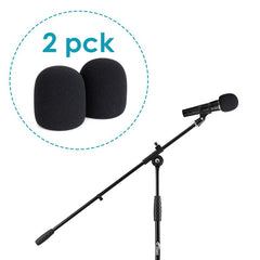 YOUSHARES Shure SM58 Microphone Cover Foam 2 Packs - SM58 Pop Shield Microphone Pop Filter for Shure SM58 Dynamic Vocal Microphone to Reduce Wind Noises