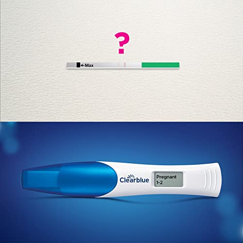 Clearblue Pregnancy Test - Digital with Weeks Indicator, 2 Digital Tests & Digital Ovulation Test Kit (OPK) - Clearblue, Proven to Help You Get Pregnant, 1 Digital Holder and 10 Tests