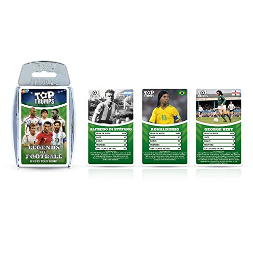 Top Trumps Legends of World Football - Who Is Your Hero? Card Game