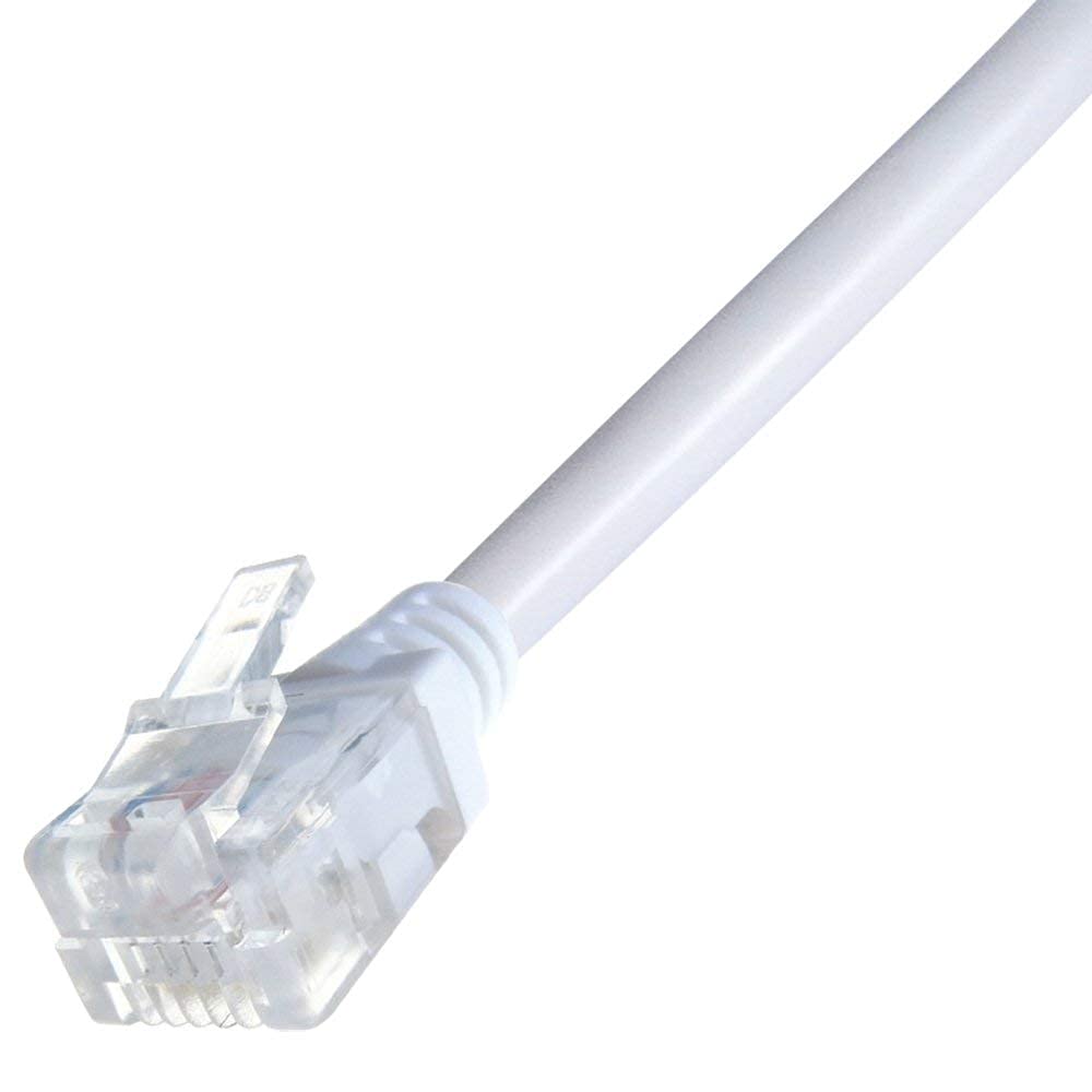 RGB Networks Ltd Super High Speed ADSL 2and Cable Telephone Extension RJ11-RJ11 10m Cat5e BT Broadband up to 10 Times faster than Standard Phone Cable Gold Plated Connector Premium Quality (10m)