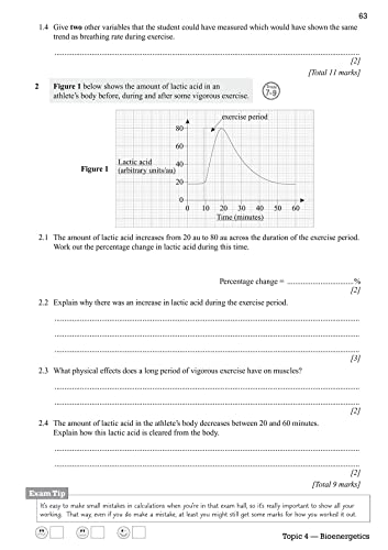 GCSE Biology AQA Exam Practice Workbook - Higher (includes answers): for the 2024 and 2025 exams (CGP AQA GCSE Biology)