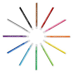 Bic Kids Kid Couleur, Washable Felt Tip Pens, Ideal for School, Assorted Colouring Pens, Wallet of 12 (Pack of 2)