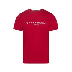 Tommy Hilfiger Men's Tommy Logo TEE MW0MW11797 S/S T-Shirts, Royal Berry, M