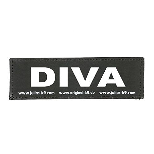 Interchangeable Patches, 1 pair, DIVA, Size: Small, Black