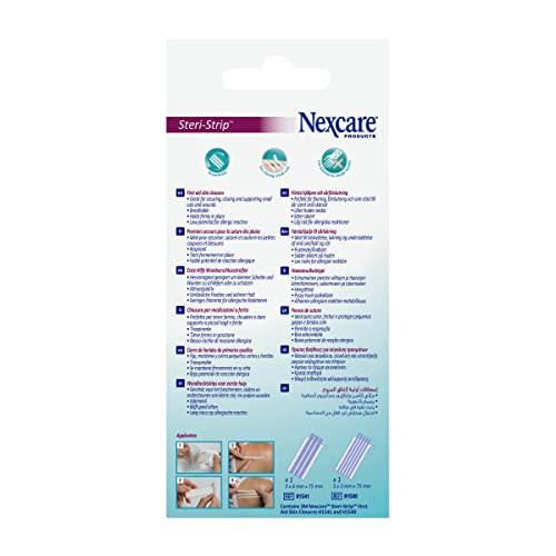 Nexcare Steri-Strip Skin Closures, Assorted, 8/Pack