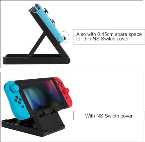 Stand for NS Switch/Switch OLED, Younik Adjustable PlayStand With 3 Height Settings, Foldable Non-Slip Stand for NS Switch/Switch OLED Console