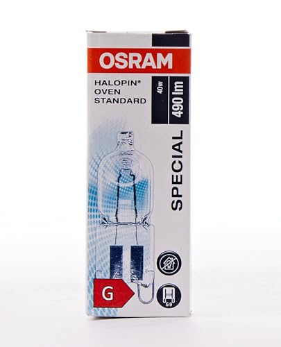 OSRAM Halogen-Oven-Lamp/ SPECIAL OVEN / G9-socket / dimmable / 40 Watt / warmwhite - 2700k / for over 200 degrees