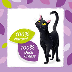 HILIFE,Duck Treats it's only natural Cat Treats - 100% Duck Breast, 100% Natural Grain Free, 12 Bags x 10g