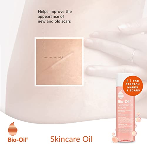 Bio-Oil Skincare Oil - Improve the Appearance of Scars, Stretch Marks and Skin Tone - 1 x 60 ml