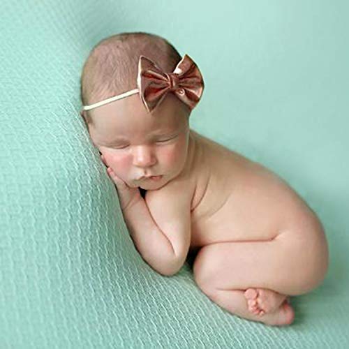 DRESHOW Baby Girl Headbands and Hair Bows Nylon Headbands 10 Pack of Hair Accessories for Newborn Infant Toddlers Kids