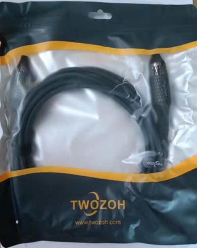 Twozoh Professional XLR Cable 3M, Braided Balanced 3Pin XLR Male to XLR Female HIFI Audio Microphone Cable (Professional/HIFI)