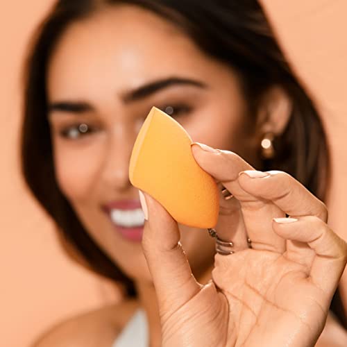 Real Techniques Miracle Complexion Beauty Sponge Makeup Blender Set, Orange, (Pack of 8)