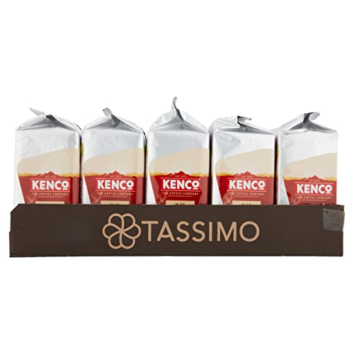 Tassimo Kenco Flat White Coffee Pods x8 (Pack of 5, Total 40 Drinks)