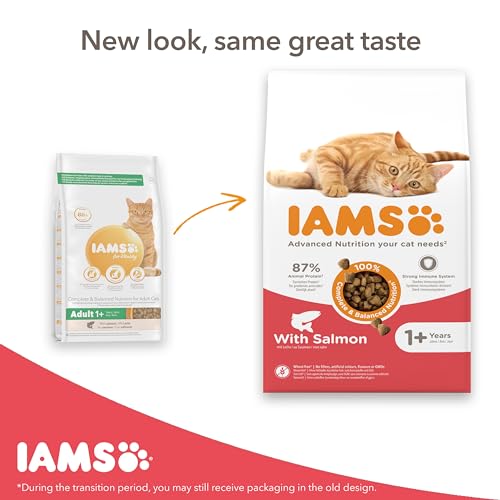 IAMS Adult Dry Cat Food Salmon 3kg