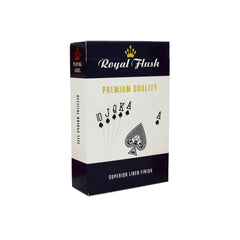 Royal Flush Poker Cards - Twin Deck Red and Blue, Professional Poker Playing Cards, Superior Linen Finish, Easy To Shuffle and Durable