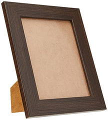 Frame Company Photo Frame Fitted with Perspex, Brown, 9 x 7 Inch - Perspex