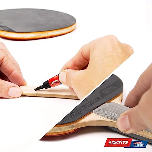 Loctite Universal, Strong Super Glue All Purpose Adhesive for Repairs, Clear Glue for Various Materials, Easy to Use Instant Super Glue, Convenient Travel Size 3 x 1g