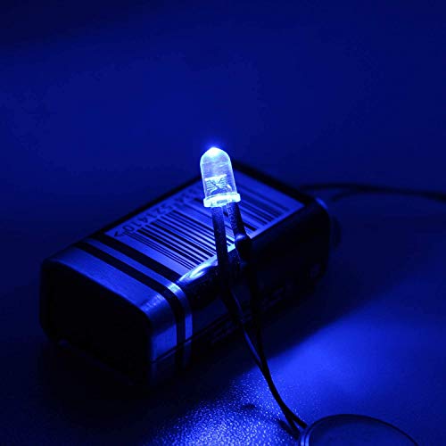 GTIWUNG 60Pcs 12V LED Lights Emitting Diodes, 3mm Pre Wired LED Diodes Light Ultra Bright (10PCS X 6 Colors)Assorted Kit Diffused Colored Lens and 60Pcs 3mm Plastic LED Holder LED Light Mounting Holders