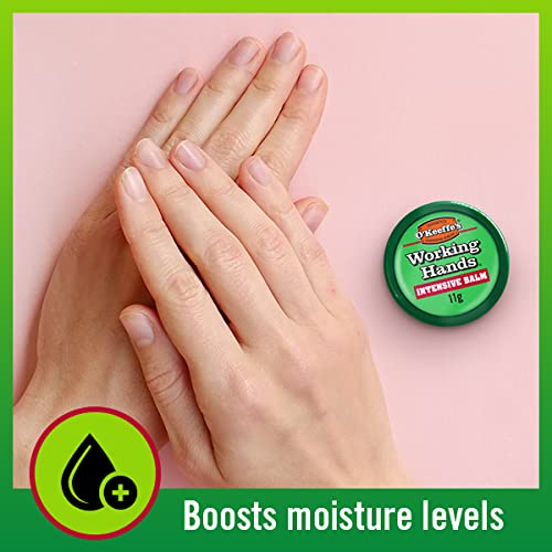 O'Keeffe's Working Hands Intensive Balm, 11g -Conditioning Hand Balm for Extremely Dry, Cracked Hands   Ideal for Fingertips, Nail Beds, Cuticles & Knuckles