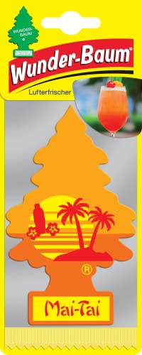 Little Trees Air Freshener Tree MTR0063 Mai Tai Fragrance For Car Home Boat Caravan - Single Pack