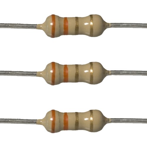 E-Projects 10EP5143R30uk 3.3 Ohm Resistors, 1/4 W, 5% (Pack of 10)