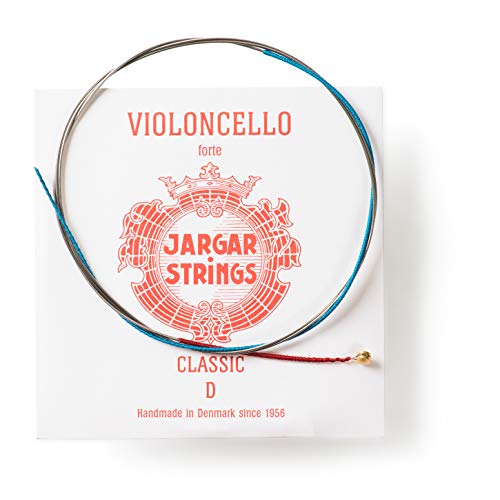 JARGAR Cello single string D  inchesClassic inches Chrome steel Forte