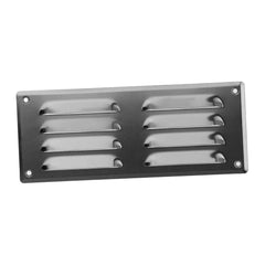 260x105mm / 10x4 inches inch Aluminium Metal Air Vent Grille Cover with Insect Mesh - Ventilation Cover