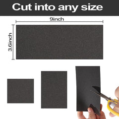 STEBRUAM 21 Sheets Sandpaper 120 Grits Fine Sandpaper, Wet and Dry Sandpaper for Cars Polishing Metals Walls Wood Furniture Sanding, Sand Paper 9x3.6 Inch