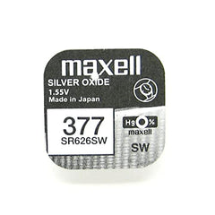 5 x Maxell SR626SW SR626 AG4 377 1.55v Watch Batteries